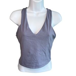 Alo Yoga Airbrush Real Bra Tank Top Lavender Size L Workout Athleisure Gym